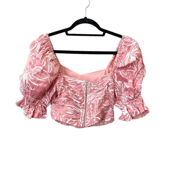 SAYLOR Gem Cropped Zippered Top Sz Sm - Picture 5 of 5